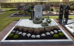 2-farbig Granit Edelstahlkreuz