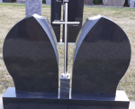 2-teil. Stein mit Kreuz